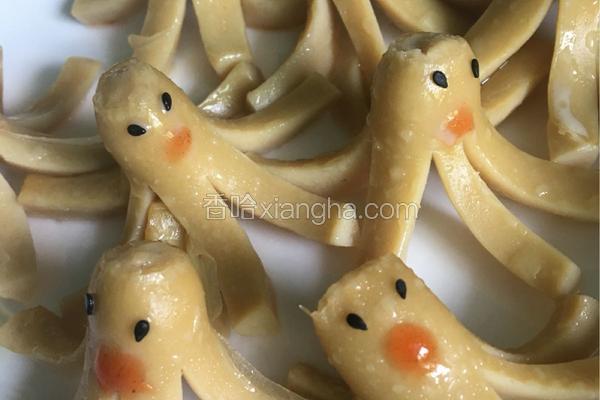 彩泥画八爪鱼的做法