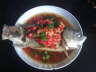 鱼下巴的做法剁椒