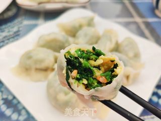 菠菜水饺的做法
