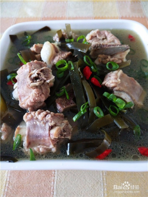 排骨鲜海带汤的做法
