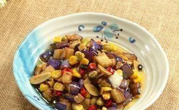 茄子烧青豆的做法大全
