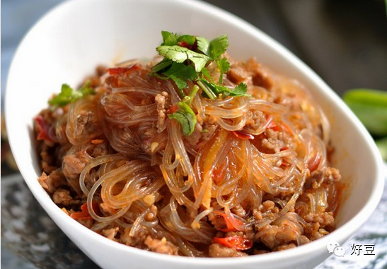 肉末粉条炖豆腐皮的做法