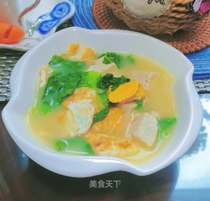 油炸豆腐块做豆腐汤的做法