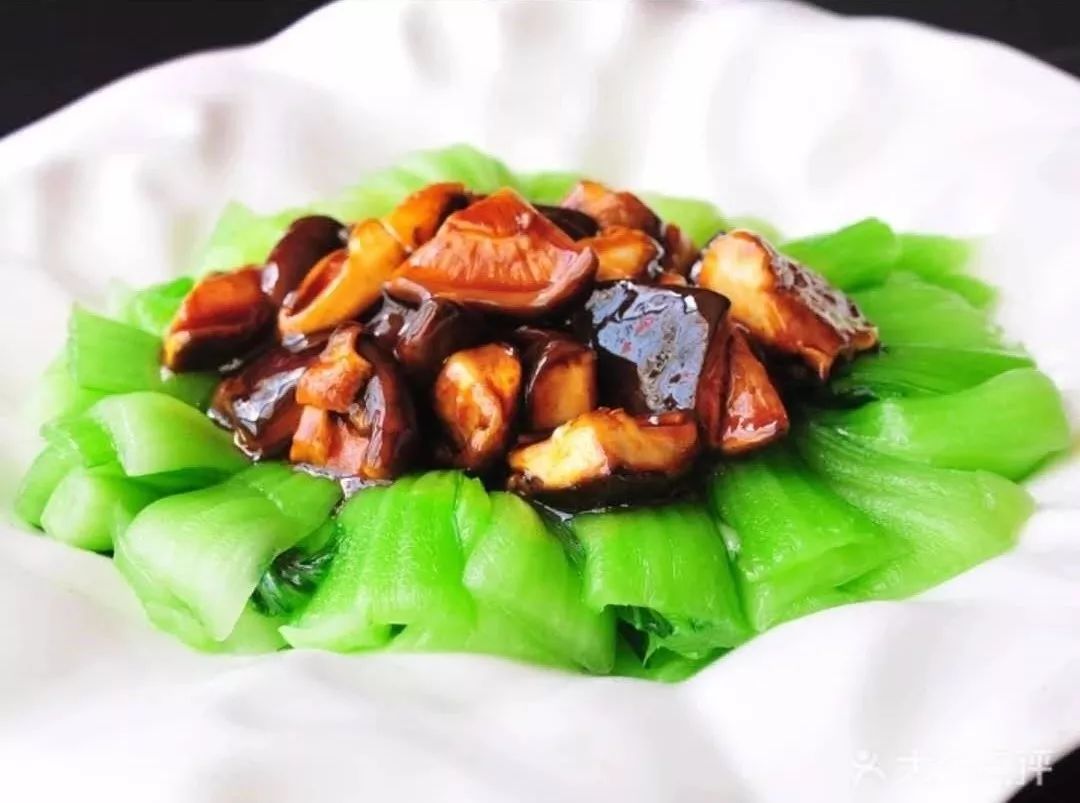 干豆腐油菜香菇的做法