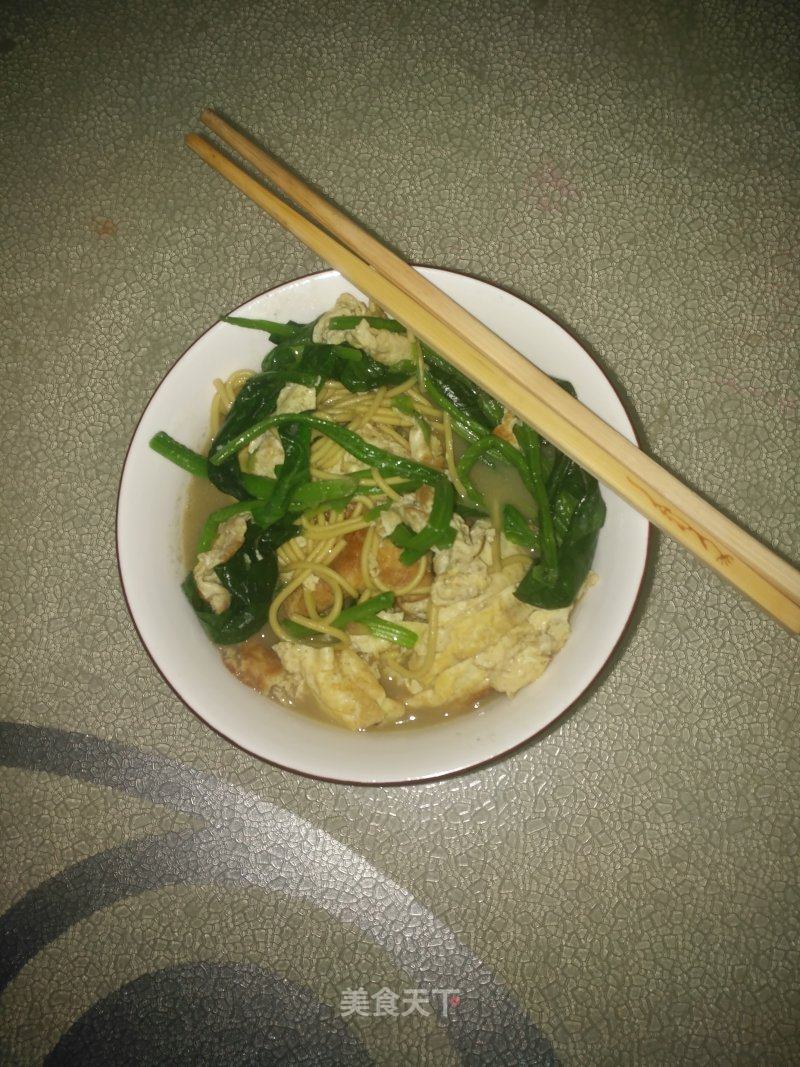 早上吃鸡蛋面的做法