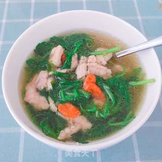 老姜肉片麻花汤的做法