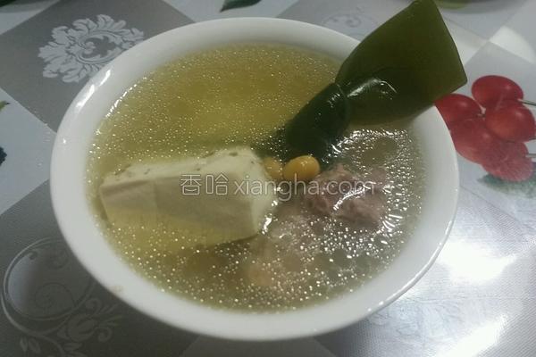 海带豆腐红汤的做法视频
