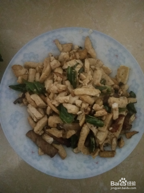广东的豆腐肉丝的做法