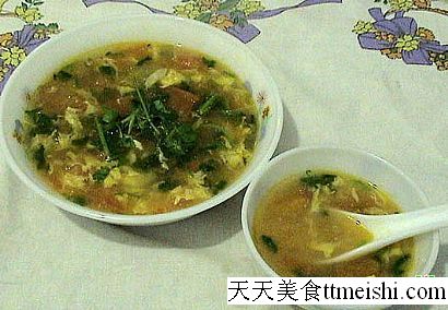 姜蛋花汤的做法