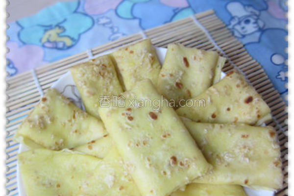 玉米面摊煎饼做法