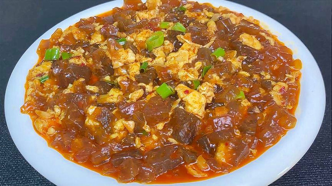 凉粉烧鸡蛋做法