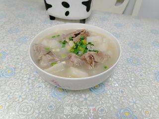 干虾仁萝卜排骨汤的做法