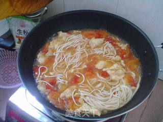 西红柿鸡蛋豆芽汤面做法