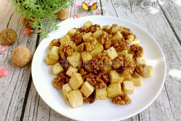 凉拌核桃豆腐的做法