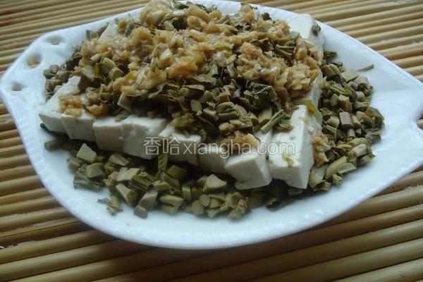 莜面香椿拌豆腐的做法