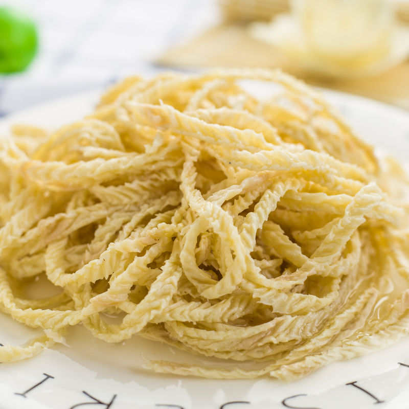 商用鸡汁豆腐丝的做法