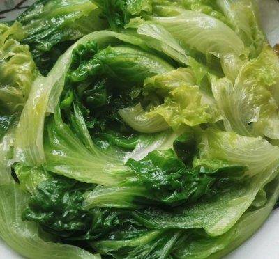 煮生菜的做法