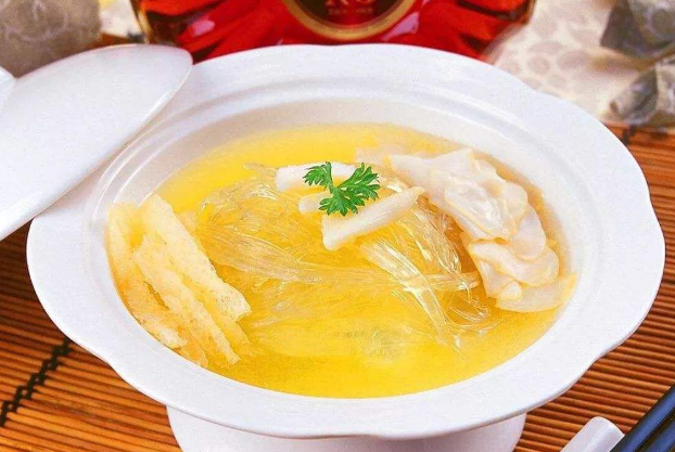 干贝鱼翅汤酒店的做法