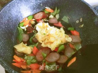 红肠鸡蛋做法