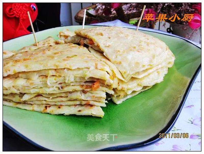 排骨胡萝卜煎饼的做法