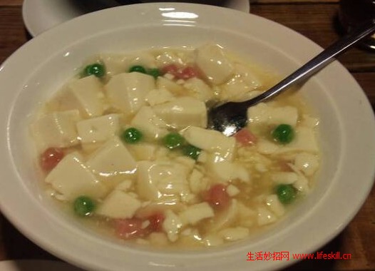 干豆腐炒豆腐脑的做法
