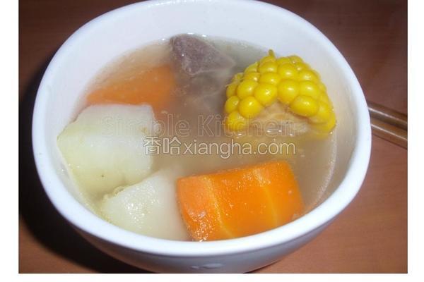熬土豆排骨汤的家常做法