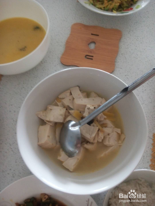 用豆腐做清汤的做法