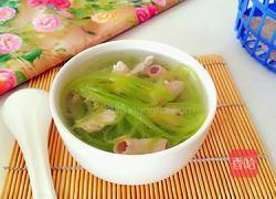 莴笋瘦肉的做法做汤