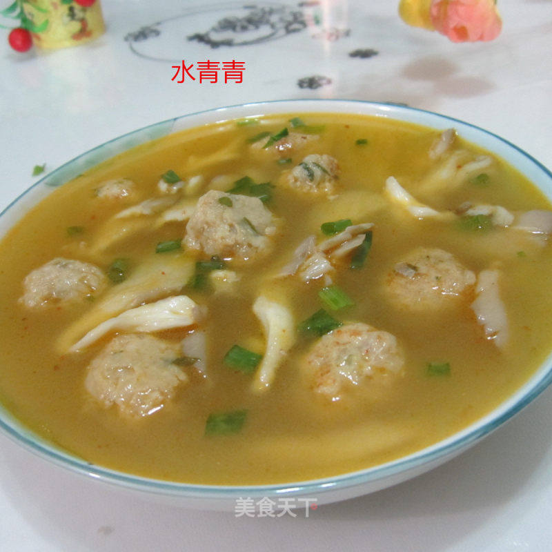 口蘑汤丸子的做法视频