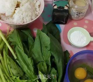 菠菜鸡蛋蒸蛋糕做法
