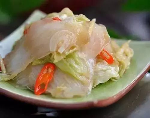 白菜鱼泡的家常做法