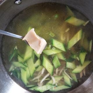 酸溜黄瓜汤的做法