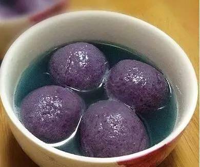 紫薯饺子汤的做法