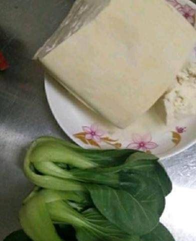 小油菜炒薄豆腐的做法
