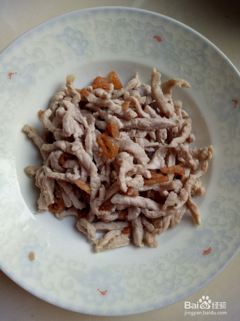 鱼面肉丝的做法家常做法