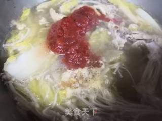 浓汤白菜炖豆腐的做法