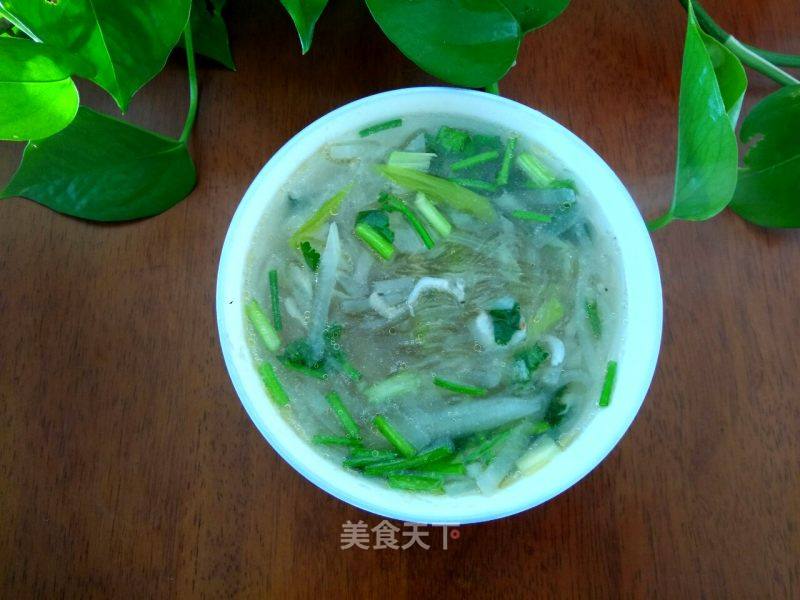 青葱粉丝汤的做法
