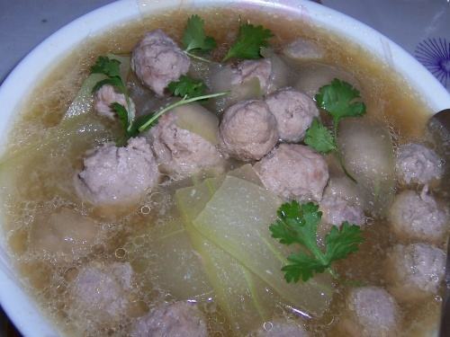 羊杂汤配菜冬瓜汤的做法