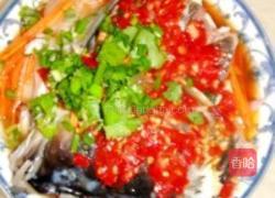 烤豆腐蒸鱼头的做法
