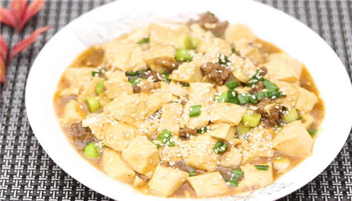 豆腐的家常做法麻豆腐