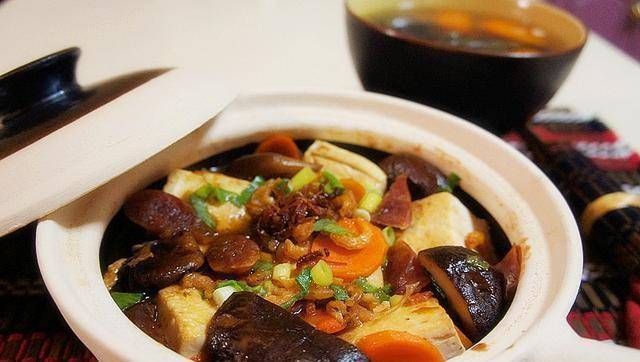紫菜虾米蒸豆腐的做法