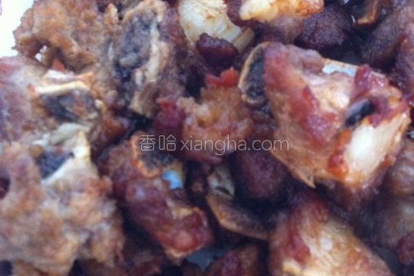 油炸排骨的做法及配料