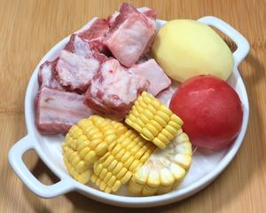 排骨西红柿玉米的做法