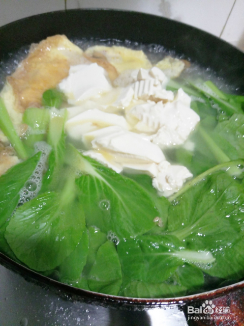 绿色鸡蛋豆腐的做法