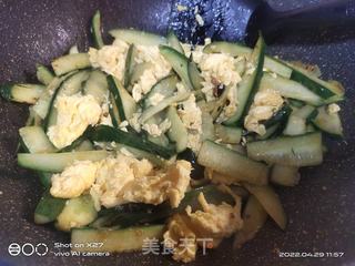 鸡蛋炒青竹做法视频