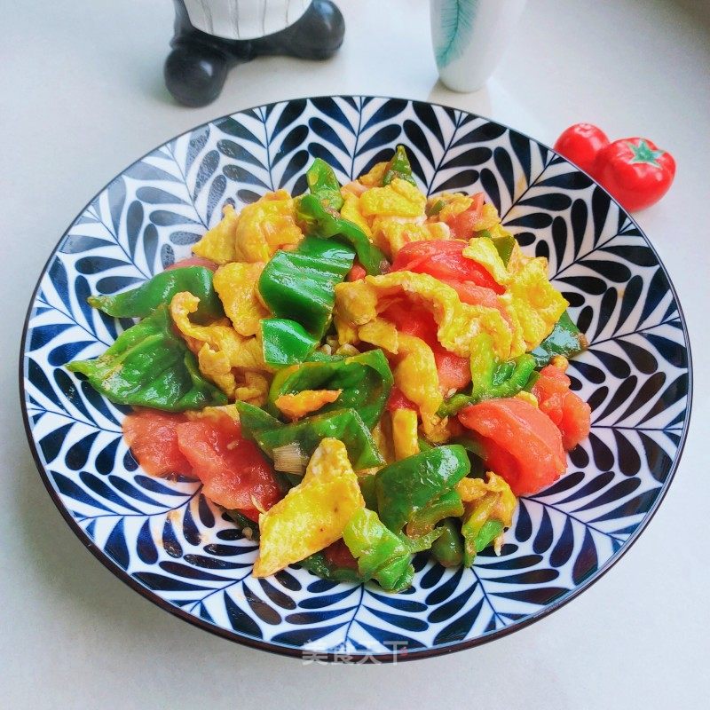 青椒西红柿鸡蛋家常做法