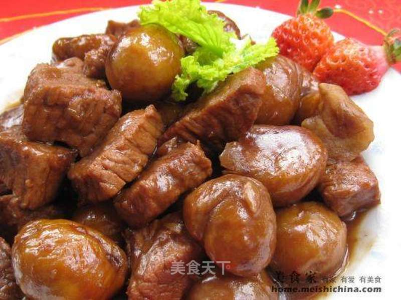 板栗鸡蛋牛肉做法视频