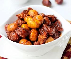 板栗鸡蛋牛肉做法视频