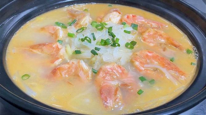 虾味汤的做法