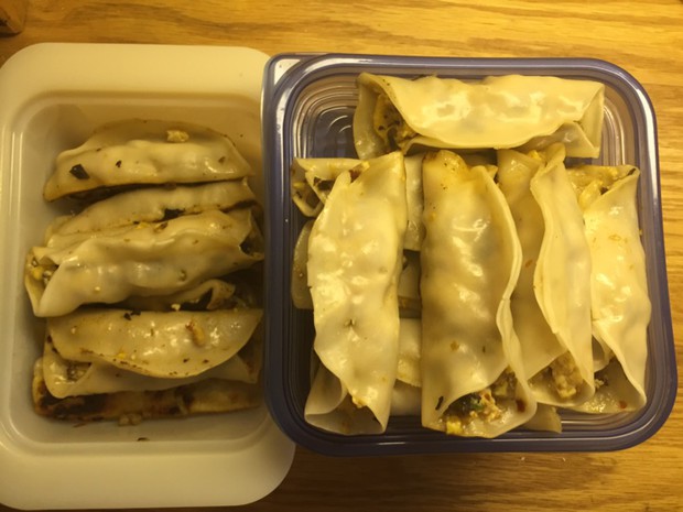 素馅锅贴的做法